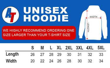 LMM Duramax Truck Hoodie size chart